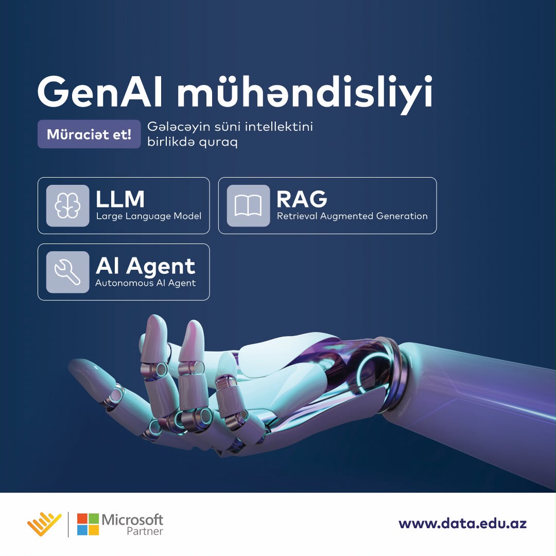 GenAI Mühəndisliyi: LLM, RAG, Autonomous AI Agents